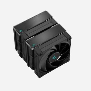 DeepCool AK620 ZERO DARK - Refroidisseur d'air CPU, 2x120mm, 500-1850 RPM, 28dBA, 68.99CFM, 2.19mmH2O, TDP 260W, Socket Intel/AMD - Miniature 3