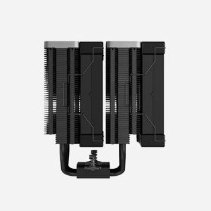 DeepCool AK620 ZERO DARK - Refroidisseur d'air CPU, 2x120mm, 500-1850 RPM, 28dBA, 68.99CFM, 2.19mmH2O, TDP 260W, Socket Intel/AMD - Miniature 5