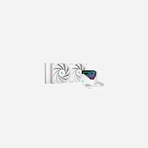 DeepCool LT520 WH - Refroidisseur liquide AIO pour processeur - Radiateur 282mm - 2 ventilateurs 120mm (500-2250RPM) - 85.85 CFM - Compatible Intel/AMD - Miniature 1