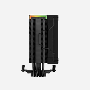 DeepCool AK400 DIGITAL - Refroidisseur d'air CPU 120mm - Compatible LGA1700/1200/115x - 4 Caloducs - PWM 500-1850RPM - 68.99CFM - Noir - Miniature 4