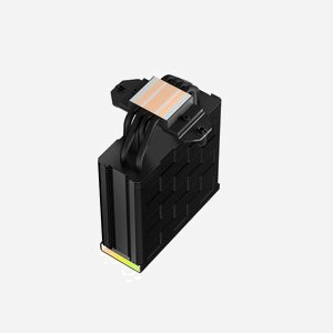 DeepCool AK400 DIGITAL - Refroidisseur d'air CPU 120mm - Compatible LGA1700/1200/115x - 4 Caloducs - PWM 500-1850RPM - 68.99CFM - Noir - Miniature 5