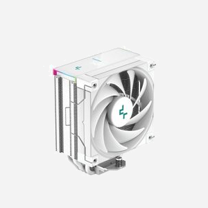 DeepCool AK400 Digital WH - Refroidisseur d'air CPU 12cm Blanc - Socket LGA1700/AM5 - 4 Caloducs - PWM 500-1850 RPM - 68.99 CFM - LED RGB