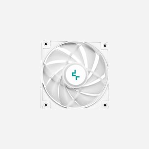 DeepCool LE520 WH : Refroidisseur liquide AIO 2x120mm, sockets LGA 1700/AM5, radiateur 282mm aluminium, PWM 500-2250 RPM, éclairage LED RGB, TDP 220W - Miniature 4
