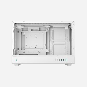 DeepCool CH260 Micro Tower Blanc - Boîtier PC Micro ATX / Mini-ITX, 1x3.5", 1x2.5", 4 slots, Ventirad 174mm, GPU 413mm, USB 3.2 Gen 1, USB Type-C, SPCC/ABS/Verre Trempé - Miniature 3