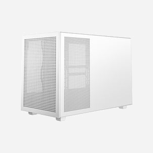DeepCool CH260 Micro Tower Blanc - Boîtier PC Micro ATX / Mini-ITX, 1x3.5", 1x2.5", 4 slots, Ventirad 174mm, GPU 413mm, USB 3.2 Gen 1, USB Type-C, SPCC/ABS/Verre Trempé - Miniature 4