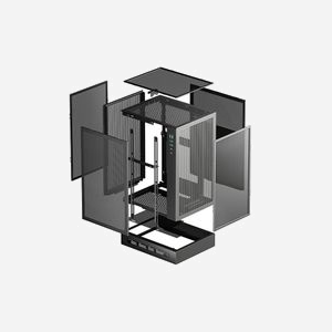 DeepCool R-CH170-BKNPI0D-G-1 Boîtier PC Tower Noir (ABS/SPCC) Mini-ATX, 1x 3.5", 1x 2.5", USB 3.2, USB-C, Écran LED, Vent. 120mm, ATX/PS2/SFX/SFX-L - Miniature 4