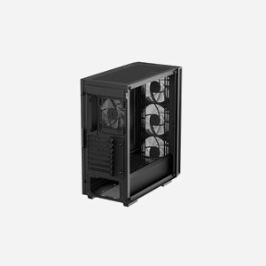 DeepCool MATREXX 55 MESH V4 C : Boîtier PC Midi Tower ATX/microATX/Mini-ITX Noir, 2x3.5", 3x2.5", façade Mesh, USB 3.2 Gen 1/Gen 2 Type-A/Type-C, Radiateurs 360mm max. - Miniature 2