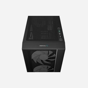 DeepCool MATREXX 55 MESH V4 C : Boîtier PC Midi Tower ATX/microATX/Mini-ITX Noir, 2x3.5", 3x2.5", façade Mesh, USB 3.2 Gen 1/Gen 2 Type-A/Type-C, Radiateurs 360mm max. - Miniature 3