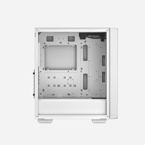 DeepCool CC560 WH V2 - Boîtier PC Midi Tower Blanc, ATX/Micro-ATX/Mini-ITX, 4 ventilateurs 120mm inclus (3 avant, 1 arrière), USB 3.2 Gen 1, compatible radiateurs 360/280/240/140/120mm, Verre Trempé - Miniature 5