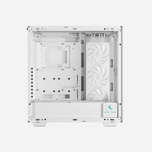 DeepCool Morpheus WH - Boîtier PC Tower Blanc, ATX/Micro-ATX/Mini-ITX/E-ATX, Vent. 120/140/180/200mm, Radiateurs 120-420mm, USB 3.2 Gen 1/2, Vitre trempée. - Miniature 5