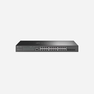 TP-Link Omada SG3428MP Switch Gigabit Ethernet L2+ Géré 24 ports RJ45 PoE+ 4 SFP 56 Gbit/s 1U avec QoS, VLAN, ACL, IGMP, SNMPv1/v2c/v3 - Miniature 1