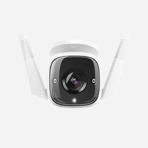 TP-Link Tapo C310 Caméra IP Extérieure 3MP 2304x1296 WiFi 802.11n Angle de vue 104° Vision Nocturne 30m IP66 Lecteur MicroSD