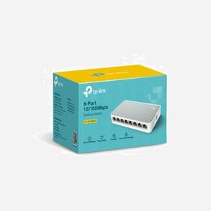 TP-Link TL-SF1008D-V11 Commutateur Non-Géré 8 Ports Fast Ethernet (10/100) RJ-45, 1.6 Gbit/s, MAC 1000 entrées, IEEE 802.3/ab/x, Blanc - Miniature 3
