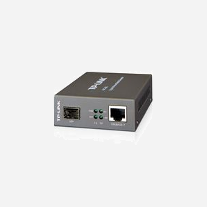 TP-Link MC220L-V1 Convertisseur de Média Gigabit Ethernet 1000Base-T vers SFP Multimode/Monomode, Port RJ45, Distance 10km, IEEE 802.3ab/z/x