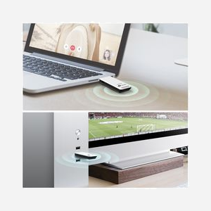 TP-Link TL-WN821N Adaptateur USB WLAN 300 Mbps, Standard IEEE 802.11b/g/n, Bande 2.4 GHz, Sécurité WPS, Compatible Windows/macOS/Linux - Miniature 4