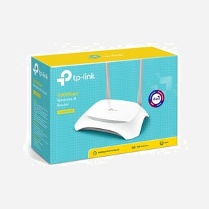 TP-Link TL-WR840N Routeur WiFi 4 Monobande 2.4GHz 300Mbps Fast Ethernet 4 ports RJ45 IPv4/IPv6 Sécurité WEP/WPA/WPA2 Antennes 5dBi Gris/Blanc - Miniature 4