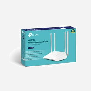 TP-Link TL-WA1201 Point d'accès Wi-Fi AC1200 Dual Band 867 Mbps, 2.4/5 GHz, MU-MIMO, PoE, 1x RJ45 Gigabit, WPA/WPA2, Multi SSID - Miniature 3