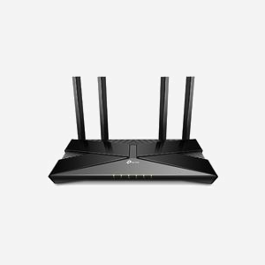 TP-Link Archer AX1500 Routeur Wi-Fi 6 Gigabit Ethernet Bi-bande 2.4/5 GHz, Débit WLAN 1201 Mbps, 4 ports LAN, Serveur VPN OpenVPN/PPTP, Noir