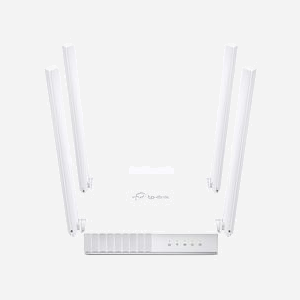 TP-Link ARCHER C24 : Routeur Wi-Fi 5 (802.11ac) Bi-bande (2.4/5 GHz) 433 Mbps Fast Ethernet, 5 ports RJ-45, QoS, Sécurité WEP/WPA/WPA2, Blanc