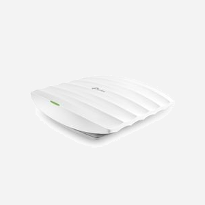 TP-Link Omada EAP110-V4 Point d'accès WiFi 2.4GHz 300Mbps, 802.11b/g/n, 1 port Ethernet 10/100, PoE Passive, Antennes 4dBi, Multiple SSID, Blanc - Miniature 3