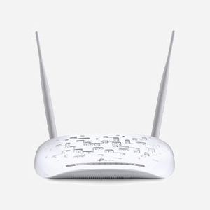 TP-Link TD-W9970-V2 Routeur Modem VDSL/ADSL2+ 300 Mbps WiFi 4 (802.11n) 2.4 GHz, 4 ports Fast Ethernet, 1 port USB 2.0, Serveur FTP, DDNS, WDS, QoS, Filtrage IP/MAC/URL