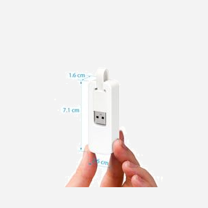 TP-Link UE200 Adaptateur USB 2.0 vers Fast Ethernet 10/100BaseT(X) RJ-45, Compatible Windows, macOS et Linux, Alimentation USB, Bleu/Blanc - Miniature 4