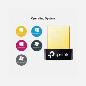 TP-Link UB400-V1 Adaptateur USB Bluetooth 4.0 BLE, Portée 10m, Compatible Windows XP à Windows 10, Dimensions 14.8x6.8x18.9mm, USB Type-A - Miniature 5