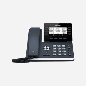 Yealink SIP-T53 Téléphone IP 8 Lignes Gris - Écran LCD 3.7" 360x160, Gigabit Ethernet, PoE, 12 Comptes VoIP, Répertoire 1000 Entrées