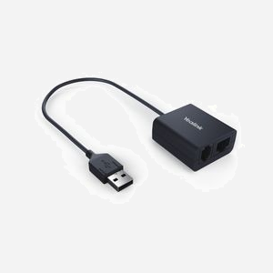 Adaptateur d'Interface Yealink EHS40 (Réf. 1300037) pour Téléphones T58A/T57W/T54W/T53W/T53/T48S/T46S/T42S/T41S, Connecteur USB Type-A