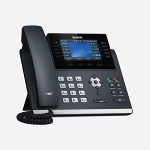 Yealink SIP-T46U Téléphone IP Gris, Combiné sans Fil, Écran LCD 4.3" 480x272, Gigabit Ethernet, Wifi, Bluetooth, 16 Comptes VoIP, PoE, Répertoire 1000 Entrées - Miniature 1