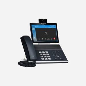 Yealink VP59-Teams Edition Téléphone IP 8" IPS Tactile Android 7.1, Caméra 2MP, WiFi 6, Bluetooth 4.2, Gigabit Ethernet, PoE, Noir/Gris - Miniature 2