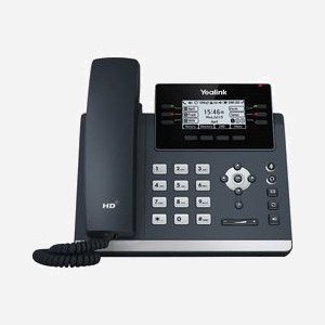 Yealink SIP-T42U Téléphone IP Gris, combiné sans fil, écran LCD 2.7", Gigabit Ethernet, Wifi, Bluetooth, SIP v1/v2, sécurité AES/HTTPS/TLS/WPA2/WPA3