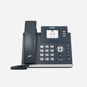 Yealink MP52 Téléphone IP Microsoft Teams Edition, combiné filaire Gris, écran 2.4" 320x240, Android 9.0, double port RJ45 Gigabit Ethernet, PoE, codecs audio/vidéo étendus. - Miniature 2
