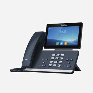 Yealink SIP-T58W Téléphone IP Gris, combiné filaire, écran LCD 7" tactile 1024x600, Wifi, Bluetooth 4.2, PoE, codecs G.7xx, 12 comptes VoIP