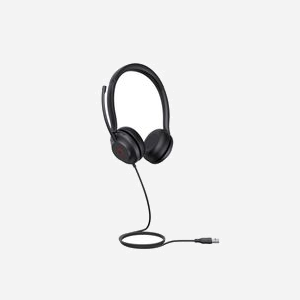 Yealink UH35 Casque USB-A Binaural Circum-aural avec Microphone Boom, Réduction de Bruit, 20-20000Hz, 32 Ohm, Câble 1.5m, Compatible Windows/Mac - Miniature 2