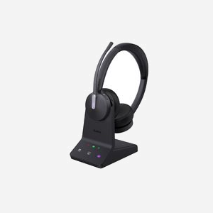 Yealink WH64 Casque Binaural DECT/Bluetooth 5.2 Portée 150m USB-C Noir, Compatible Windows/macOS, Autonomie 195h, Microsoft Teams, Arceau - Miniature 2