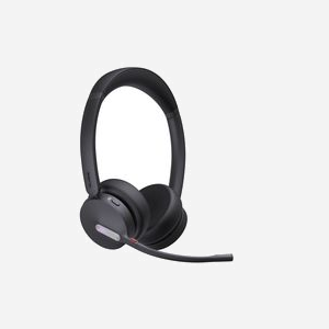 Yealink WH64 Casque Binaural DECT/Bluetooth 5.2 Portée 150m USB-C Noir, Compatible Windows/macOS, Autonomie 195h, Microsoft Teams, Arceau - Miniature 4