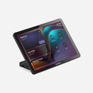 Yealink CTP25 : Écran tactile IPS 10.1" (25.6cm) 1280x800, Wi-Fi 6 (802.11ax), Bluetooth 5.0, PoE/USB, Noir, Angle de vision 178° - Miniature 1