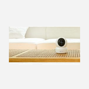 EZVIZ H6c Caméra IP Intérieure 1080p, Wi-Fi, Rotation 340°, CMOS 1/3", IR 10m, Audio Bidirectionnel, MicroSD 256Go, DWDR, H.264, RJ-45 - Miniature 2