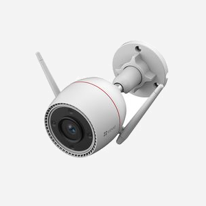 Caméra IP Extérieure EZVIZ H3C 2K Balle 3MP CMOS 1/2.7" 2304x1296px Wi-Fi IR 30m IP67 H.265 MicroSD max 512Go - Miniature 1