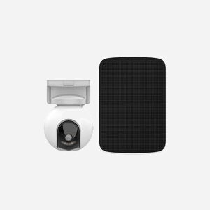 EZVIZ Caméra IP Extérieure HB8 2K+ 4MP Wi-Fi Motorisée 360° avec Vision Nocturne 15m, Stockage eMMC 32Go, Détection PIR, Compatible Panneau Solaire