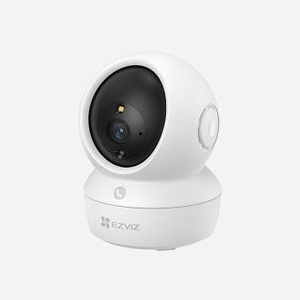 EZVIZ Caméra IP Intérieure H6c Pro 4K - 3840x2160, WiFi, Ethernet, CMOS 1/2.7", Objectif 4mm, IR, MicroSD, Détection Mouvement, Audio Bidirectionnel
