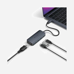 Targus HyperDrive Next HD4001GL Hub USB-C Bleu: USB 3.2 Gen 1/Gen 2 Type-A & USB-C, HDMI 2.0 (4K Ultra HD), Power Delivery 100W, Compatible Windows/macOS/Android/iOS - Miniature 2