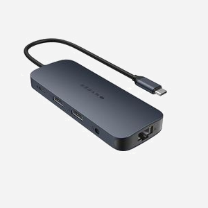 Targus HD4006GL Station d'accueil USB 3.2 Gen 2 Type-C, Power Delivery 140W, 2x HDMI 2.0 4K 60Hz, Ethernet Gigabit, Lecteur SD/MicroSD - Miniature 3