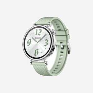 Huawei WATCH GT 4 41mm Argent : AMOLED 1.32" 466x466, 32Go, GPS, Bluetooth 5.2, Batterie 323mAh, Bracelet Fluoroélastomère Vert, Compatible Android/iOS - Miniature 2