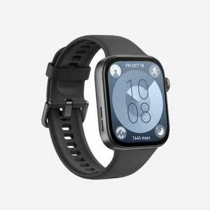 Huawei WATCH Fit 3 - Écran AMOLED 1.82" 408x480px, GPS, Bluetooth 5.2, Wi-Fi, Batterie 400mAh, Boîtier Aluminium Noir, Bracelet Fluoroélastomère, Android/iOS - Miniature 2