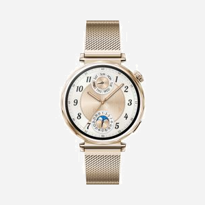 Huawei WATCH GT5 41mm Or : AMOLED 1.32" 466x466px, Cardio, SpO2, GPS, Bluetooth 5.2, Batterie 323mAh, IP69K, Android/iOS