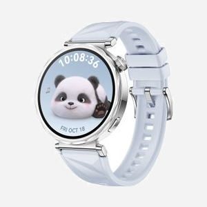 Huawei WATCH GT5 41mm Acier Inoxydable, Écran AMOLED 1.32" 466x466, Bluetooth 5.2, Batterie 323mAh, Moniteur Fréquence Cardiaque, IP69K, Bracelet Bleu - Miniature 3