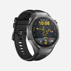 Huawei Watch GT5 Pro 46mm AMOLED 1.43" 466x466 GPS Titane Noir, Bracelet Fluoroélastomère, Batterie 524mAh, Compatible Android 8.0+/iOS 13+ - Miniature 5