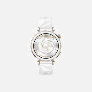 Huawei Watch GT5 Pro 42mm, Écran AMOLED 1.32" 466x466, GPS, Boîtier Vitrocéramique Blanc, Bracelet Fluoroélastomère Blanc, Bluetooth 5.2, Batterie 323mAh, IP69K - Miniature 1